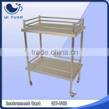 Stainless steel medical instrument cart QY-752