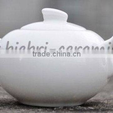 super plain white ceramic porcelain fine bone china modern designed coffee and tea pots