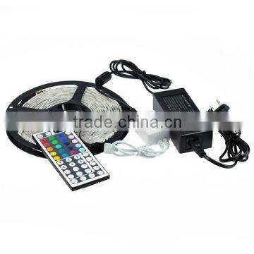 2015 wholesale price Low Voltage led strip light 5m RGB5050 with remote controller and driver