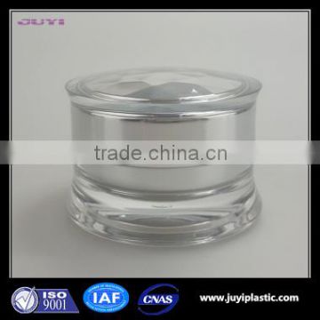 15g 30g 50g waist acrylic cosmetic jars double wall plastic cream containers