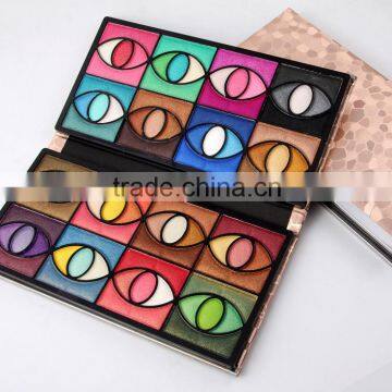 Chinese factories wholesale custom hot 80 color cosmetic box, portable eye shadow box