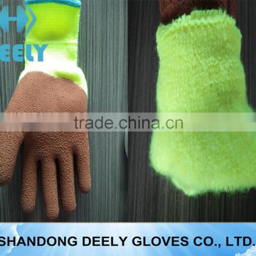 Latex Coated Winter Gloves With Acrylic Napping Lining