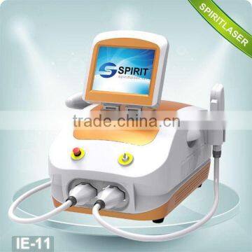 Good Quality 2 in 1 SHR and ND YAG laser machine Movable Screen beauty spa equipment opt shr hair removal 10HZ