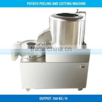 Potato Peeling and Cutting Machine, Multi-Function Potato Chips Peeling and Cutting Machine - TT-VC150(TT-F126)