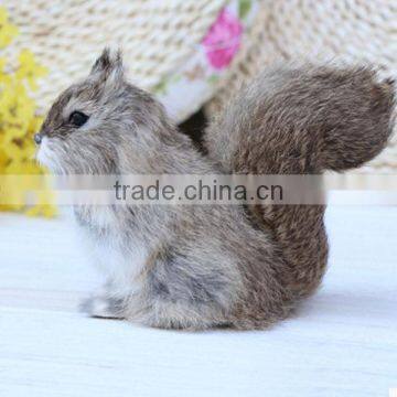 6 inch plastic toy squirrel garden handicraft ornament