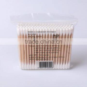 lint fre wood ear stick cotton swabs