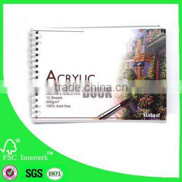 A4 acrylic color pad / acrylic color paper factory supply