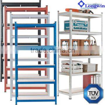 5 Tiers Silver Boltless Steel Garage Shelving For Garage