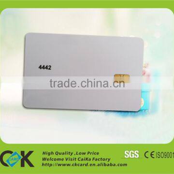 Contact plastic smart card with free samples