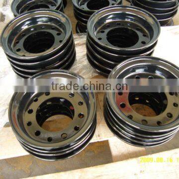 forklift wheel rim & lock ring type wheels 5.00-12