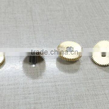 ISO9001 Manufacturer Hobbing Process R/c Servo Spur Gear Made From Brass photo-3