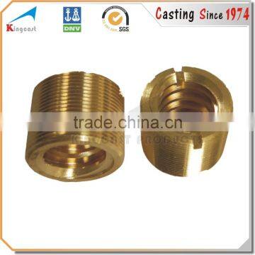 Via drawings CNC brass parts precision brass machining parts