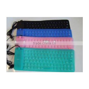 USB Flexible Keyboard/ usb foldable keyboard/usb silicone keyboard