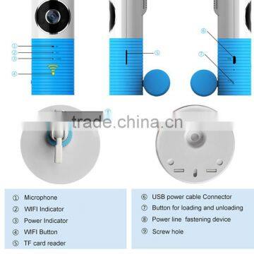 720P Home Security Wifi Baby Monitor IP Camera,wifi Camera With Alert Nightvision Intercom for Iphone,Samsung IOS Android System photo-5