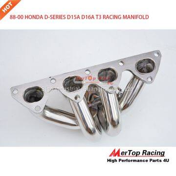 Mertop Race Stainless Turbo Manifold Header 88-00 Hond* Civi* w/ B Series photo-4