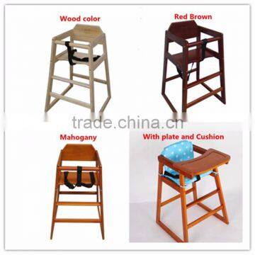 High quality Detachable wooden highchair OEM manufacturer