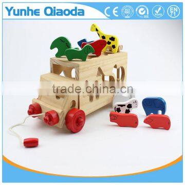 Animal Shape Sorter Truck - Pull Along To-animal in Many Shape Blocks photo-3