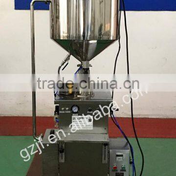 Piston Paste Peanut Butter Filling Machine With Mixing Hopper photo-2