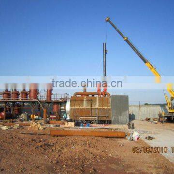 Rubber Waste to Oil Recycling Plant 2016 Latest Batch Type Pyrolysis Machine 8 TPD photo-5