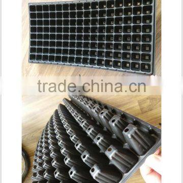 Nursery Trays & Lids,54x28cm Black PS Seed Germination Tray, 128 Cell photo-2