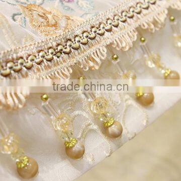 European Country Style Fresh Ready Made Chenille Bedroom Window Blackout Curtain photo-5