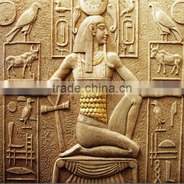 Yellow Sandstone Of Figure And Animals