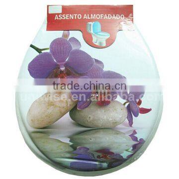 High Quality Print PVC SOFT Toilet Seat Cover, 17"/19" PVC Soft Toilet Seat, Printed Soft Seat of PVC photo-4