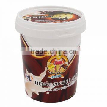 Round Ice Cream Container With Lid,Ice Cream Pints,Ice Cream Tubs Wholesale photo-5