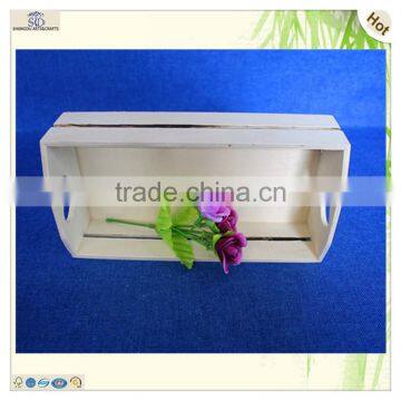 High Quality Heart Carving Fruit Vegetable Plywood Crate Tray photo-4