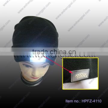 Led knitting cap/ LED winter cap/ sports cap