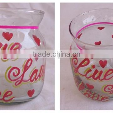 Home Decoration T-light Holder Glasses