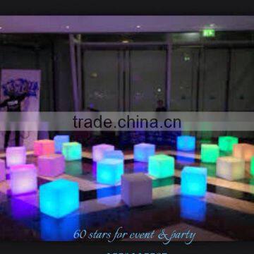 40*40*40CM Cube Chairs Plastic Cube Furniture Chairs With 40CM photo-6