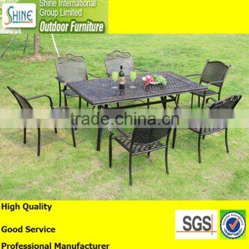 Outdoor Furniture Cast Aluminum Patio Sets/Patio Garden Dining Furniture