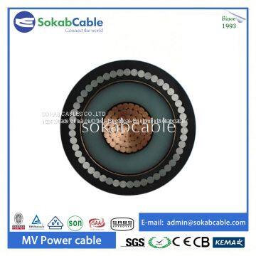 High Voltage Steel Wire Armored Power Cable