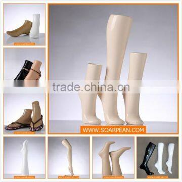 High Glossy Fiberglass Mannequin Leg For Display