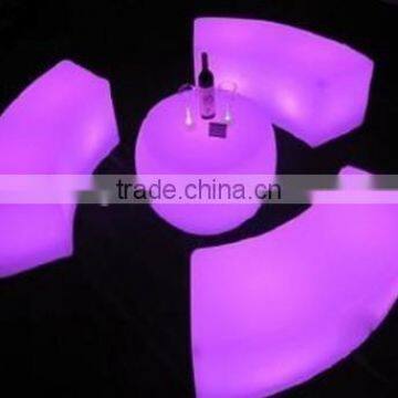 2016 Hot !outdoor Color Changing Led Plastic Benches / Popular Plastic Bench photo-3