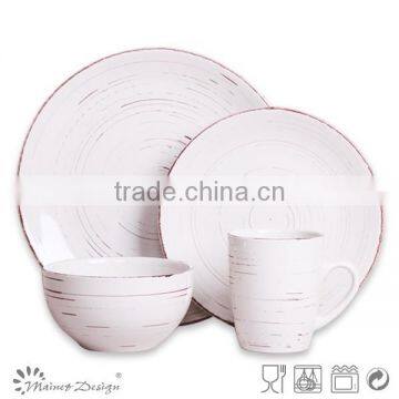 Retro Antique Finished Stoneware Dinner Set 18pcs photo-6