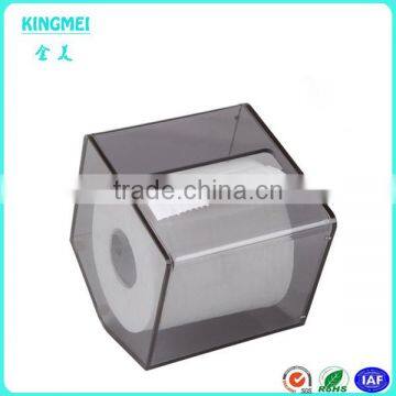 KINGMEI Hexagon Hang Acrylic Red Tissue Holder Box Cover Clear Plexiglass Tissue Box Wholesale photo-6