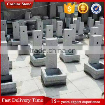 Grey Granite Classical Stone Floor Stand Water Fountains photo-4