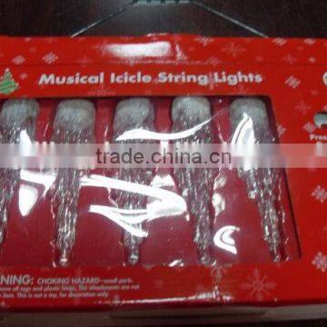 Plastic LED 7colors Changing Snowflake Music Changing Led Strip Light photo-4