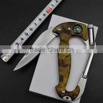 Wholesale Camouflage Color Portable Multifunction Climbing Carabiner photo-4