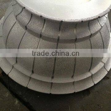 Vacuum brazed diamond profile wheel for stones/large diamond granite router cutting bits