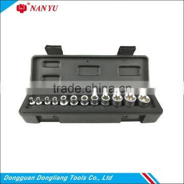 13PC 3/8 and 1/4 Torx Socket Set