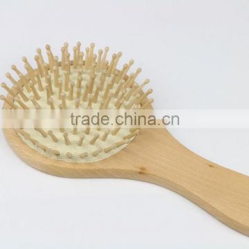 2016 new style nature wooden hair brush with 103 hole