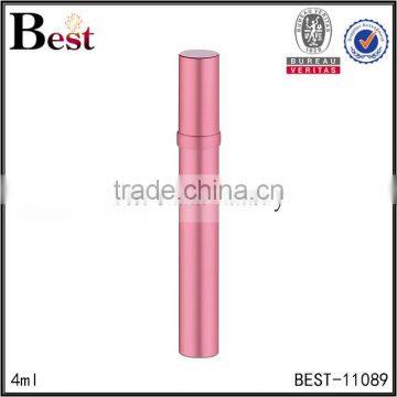 2017 Best Selling Cosmetic 4ml Aluminum Cover Metal Perfume Bottle Roll on Personal Care Glass Bottle Perfume Wholesale photo-3