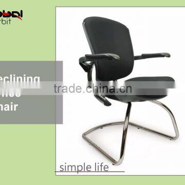 Excellent Quality Fabric Chair Without Wheels, Modern Office Computer Chair photo-3