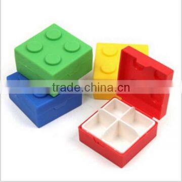 Custom Rectangle 4 Compartmet Plastic Pill Box Supplier in China,custom Medicine Storage Plastic Pill Box for Health,pill Box photo-2