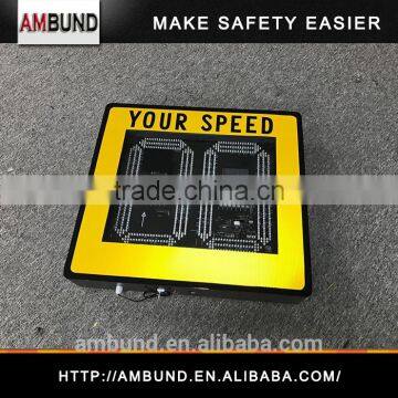 Speed Limit Road LED Sign Solar Power Speed Radar Sign photo-3