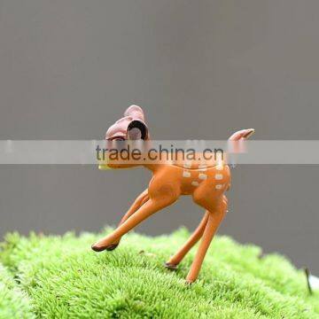 Mini CUTE Fashional Resin Decoration, Mini Bambi Micro Landscape More Meat Landscape Gardening DIY Furnishing Articles photo-3