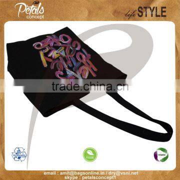 PP Laminated Jute Tote Bag With Two Color Overall Umbrella Print & With Strong Web Handle photo-3